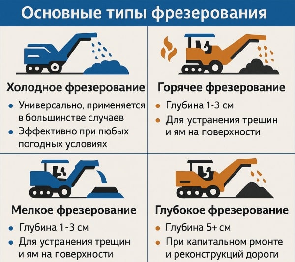 Основные методы фрезерования